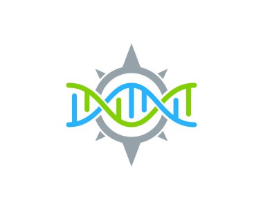 Gezinti Dna Logo simge tasarım