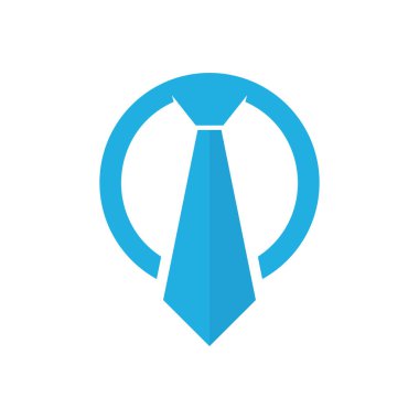 İş Logo simgesi tasarım. Vektör çizim