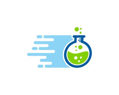 Laboratuvar teslim Logo simge tasarım