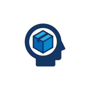 Kutu kafa Logo simge tasarım