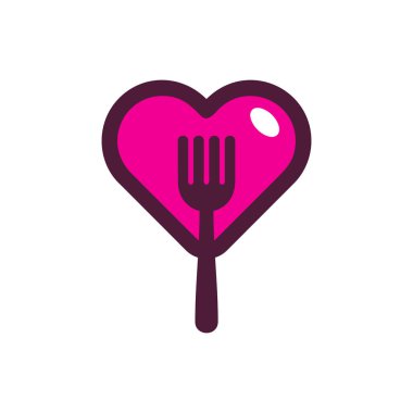 Gıda Logo simge tasarım seviyorum