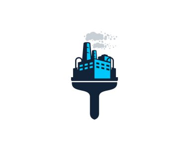 Boya fabrika Logo simge tasarım