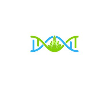 Kasaba Dna Logo simge tasarım