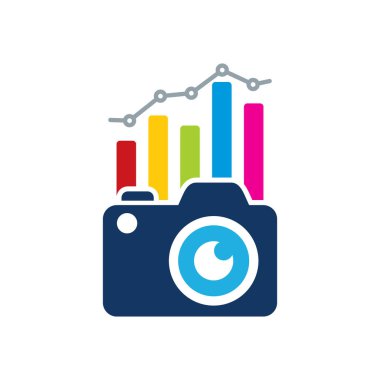 Kamera analitik Logo simge tasarım