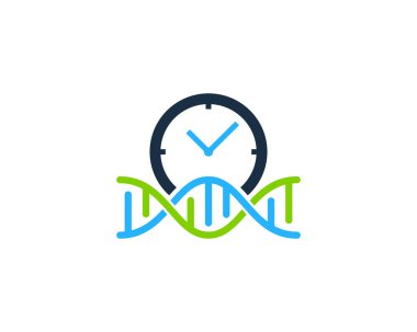 Saat Dna Logo simge tasarımı
