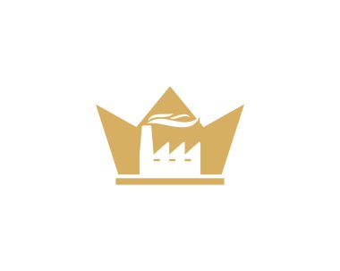 Kraliyet fabrika Logo simge tasarım