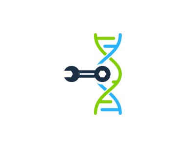 DNA Logo simgesi tasarım düzeltmek