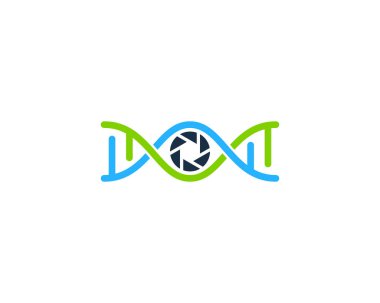 Lens Dna Logo simge tasarımı