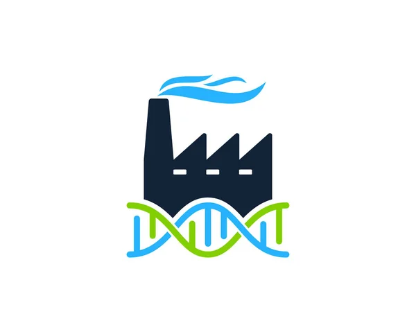 Industrial Dna Logo Icon Design — Stock Vector