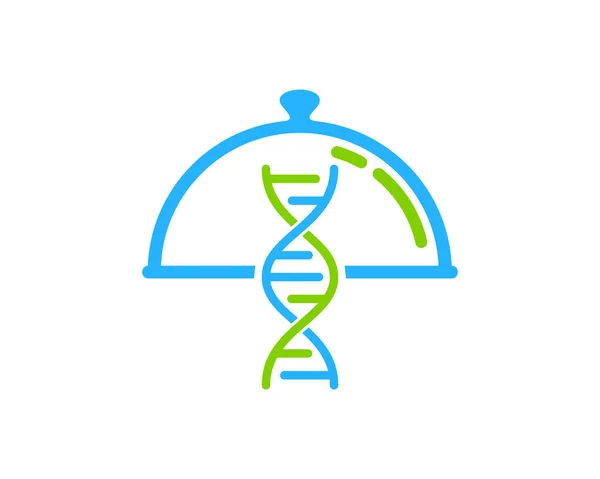 레스토랑 Dna 아이콘 디자인 — 스톡 벡터