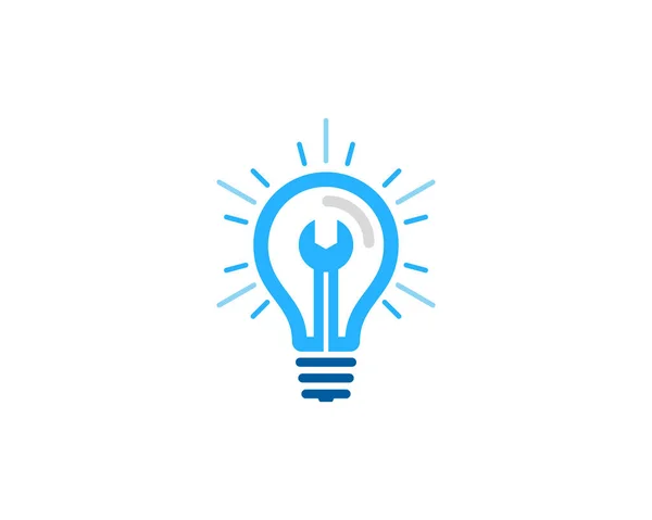 Επισκευή Ιδέα Λογότυπο Εικονίδιο Σχεδιασμός — Διανυσματικό Αρχείο
