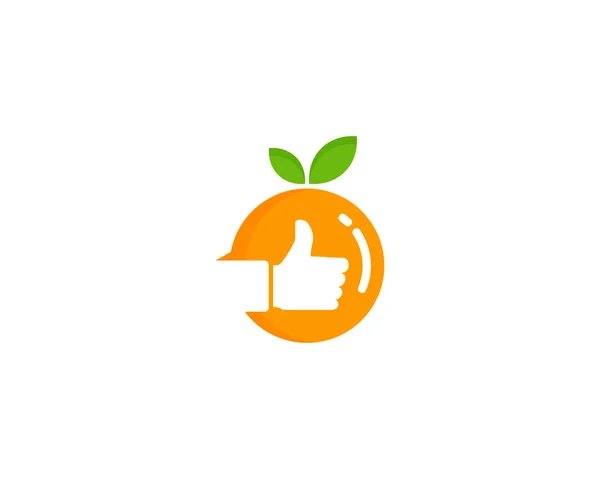 Mejor Diseño Icono Logotipo Fruta — Archivo Imágenes Vectoriales
