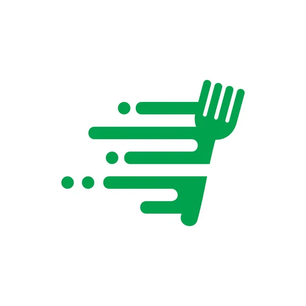 Ícone Logotipo Fast Food Design —  Vetores de Stock