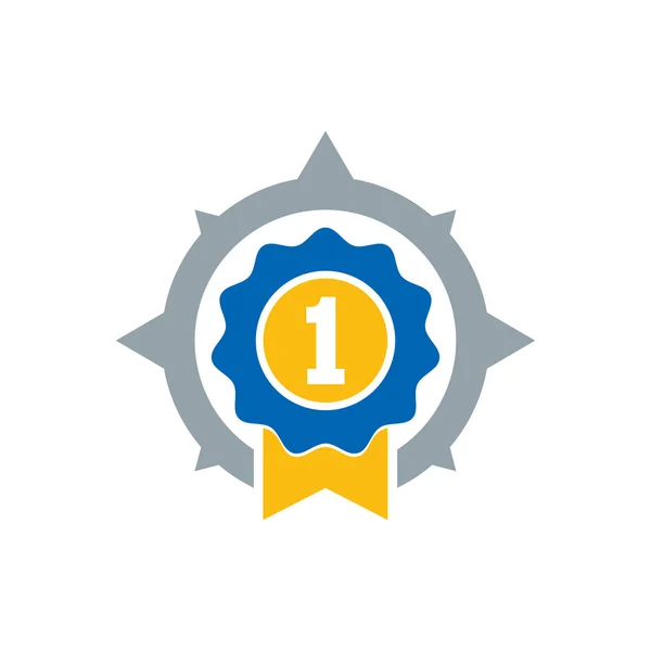 Meilleure Conception Icône Logo Compas — Image vectorielle