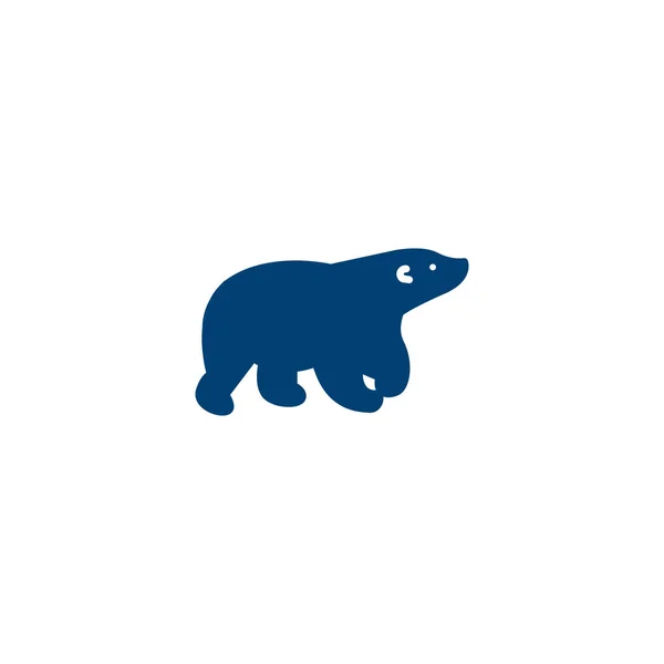 Logo Orso Icona Design — Vettoriale Stock