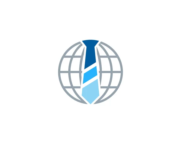 Logo Emploi Monde Icône Design — Image vectorielle