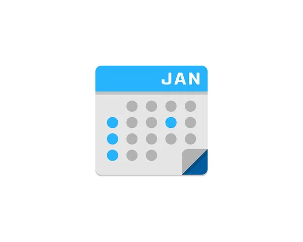 Kalender Logo Ikon Design – Stock-vektor