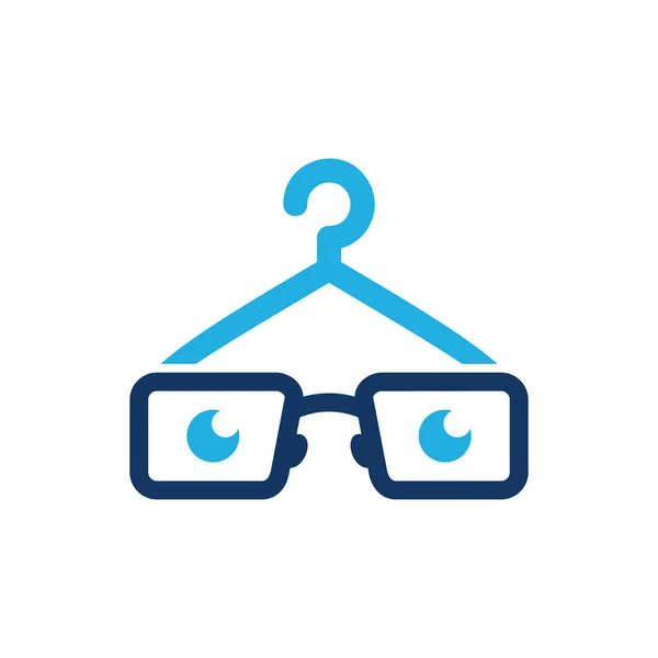 Lavanderia Geek Logo Icona Design — Vettoriale Stock