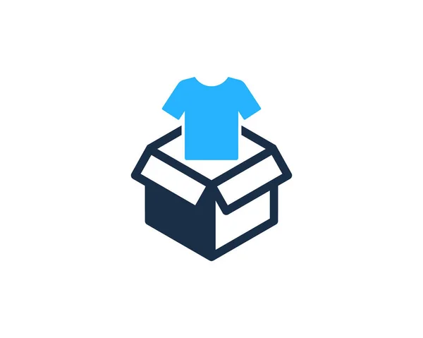 Caixa Pano Logo Icon Design — Vetor de Stock