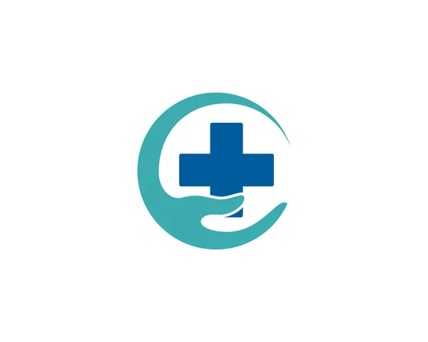 Ιατρική Περίθαλψη Λογότυπο Εικονίδιο Σχεδιασμός — Διανυσματικό Αρχείο