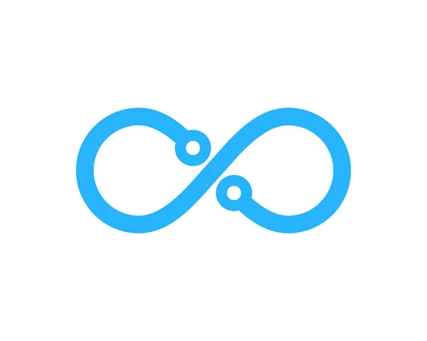 デジタル無限ロゴ アイコンのデザイン — ストックベクタ
