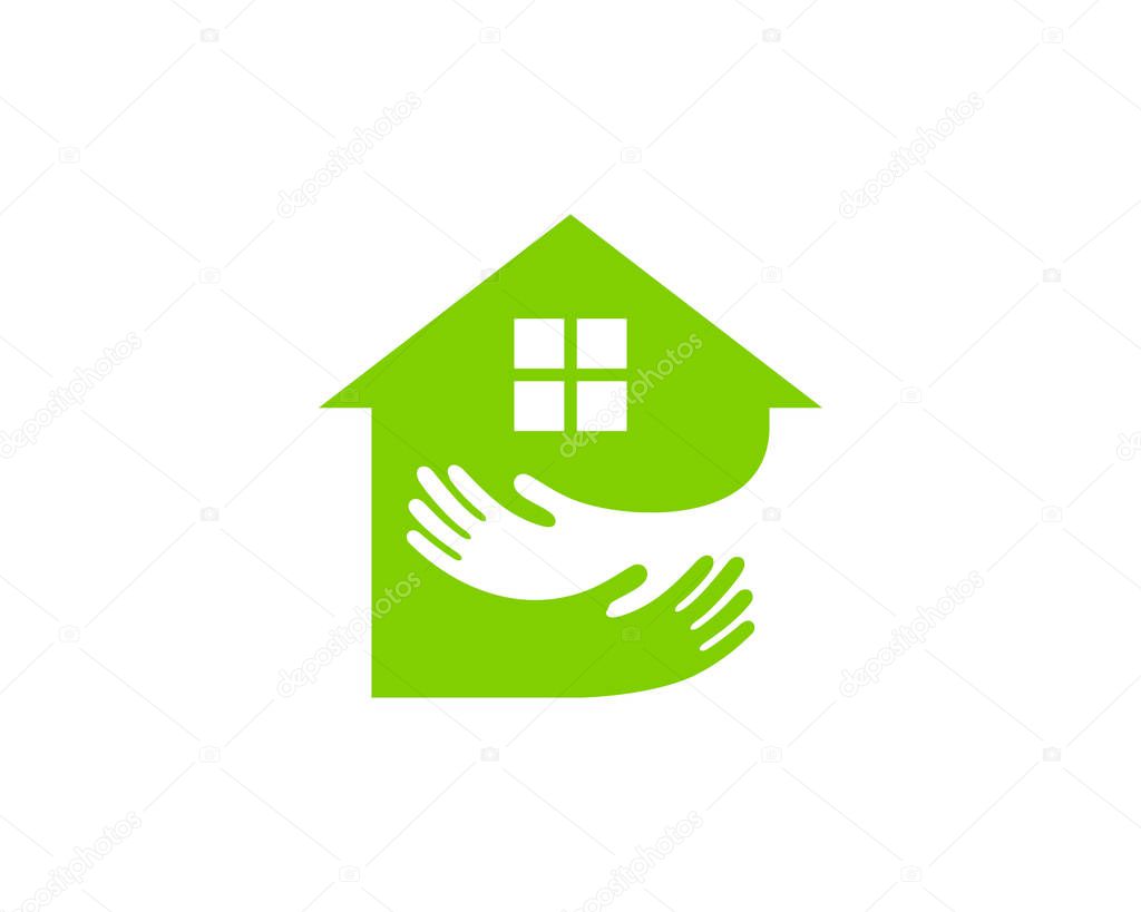 Care House Home Logo Icon Design
