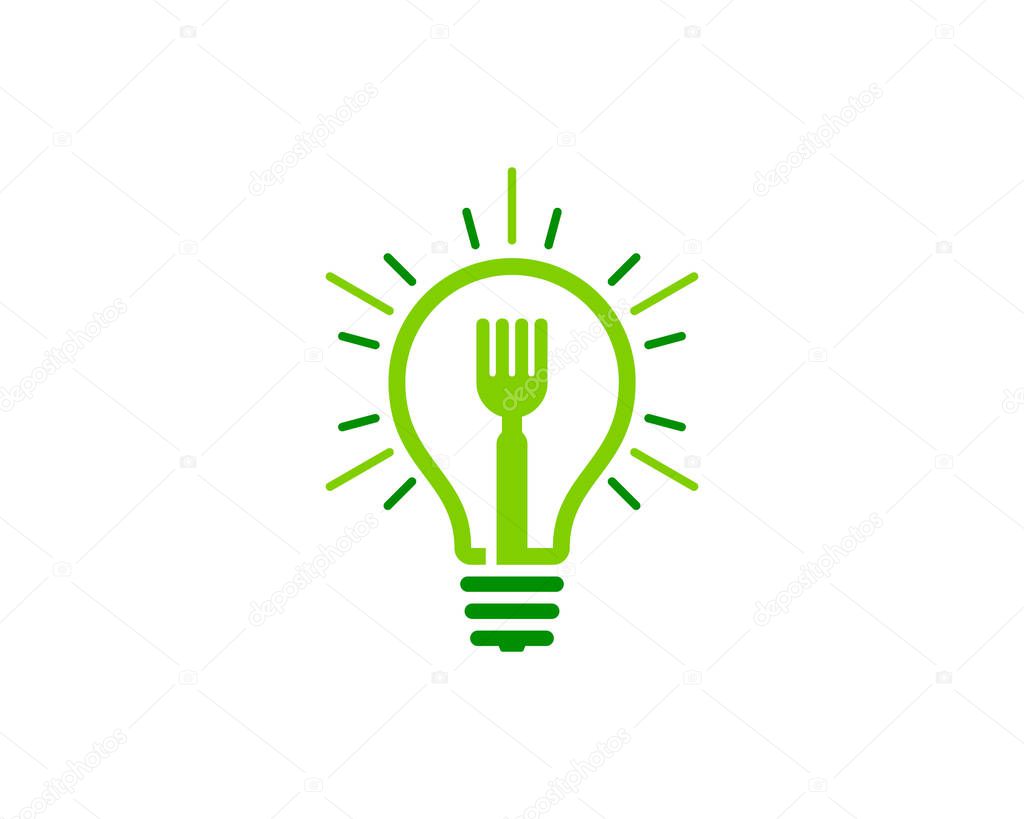 Idea Food Logo Icon Design