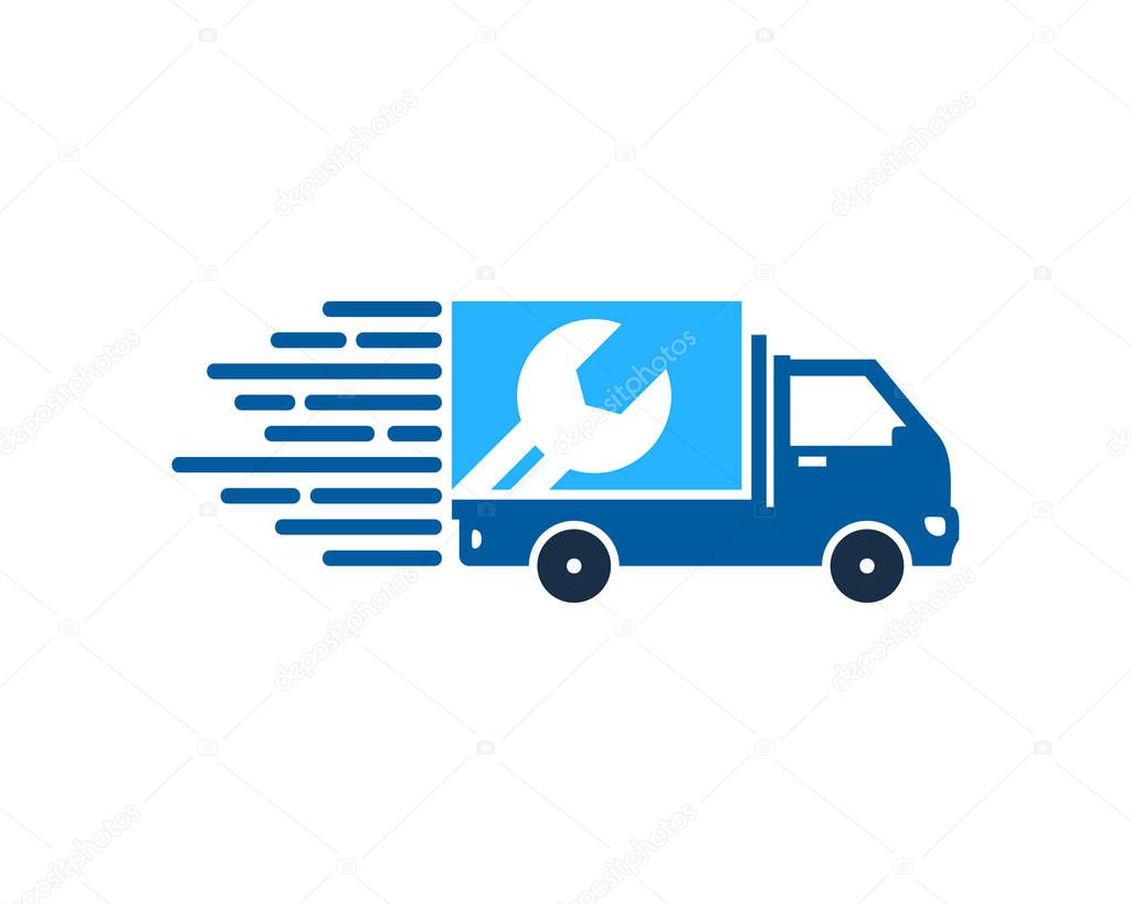 Fix Delivery Logo Icon Design