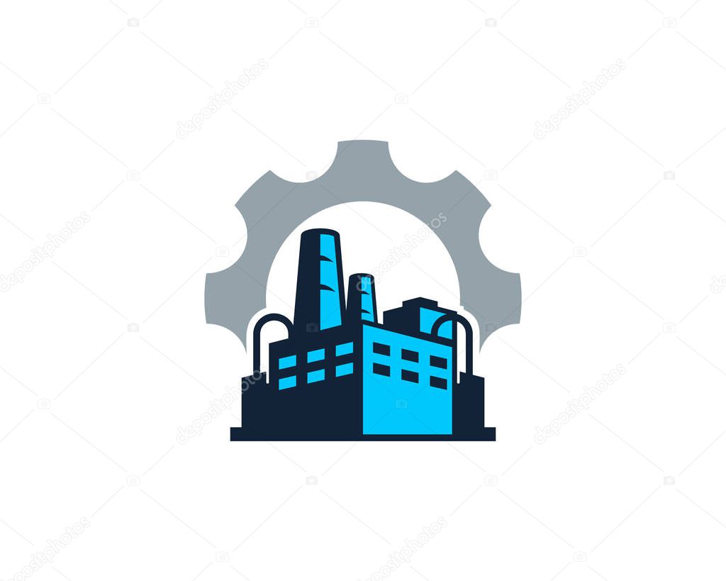 Engineering Factory Logo Icon Design