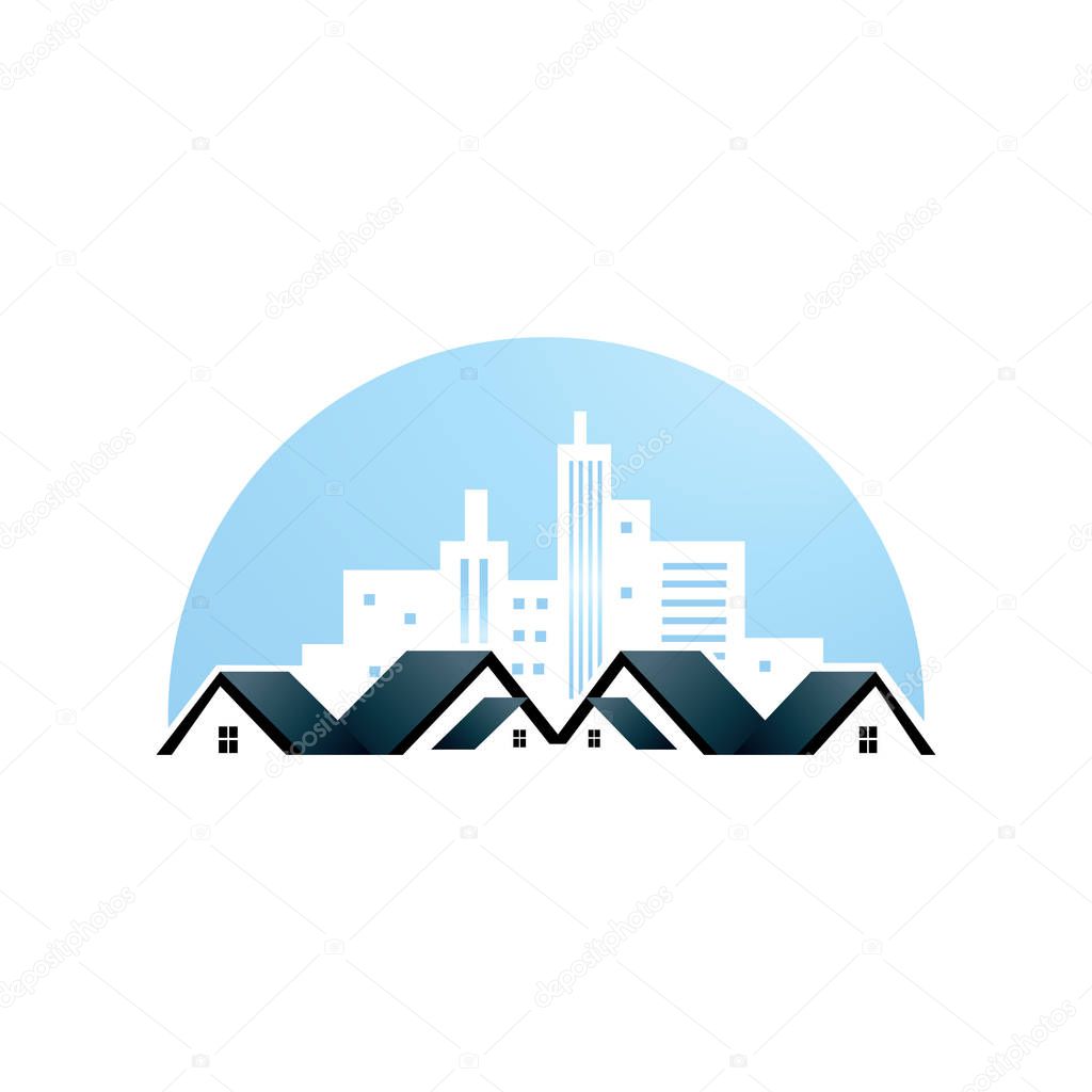 City House Home Logo Icon Design