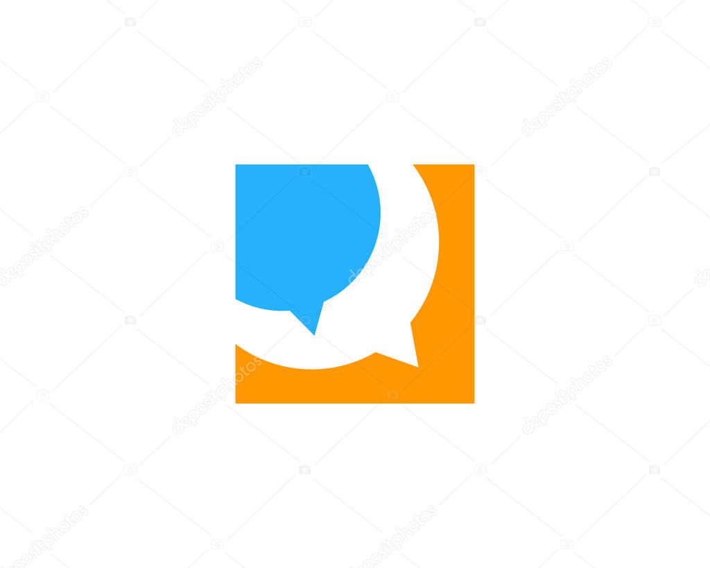 Chat Logo Icon Design