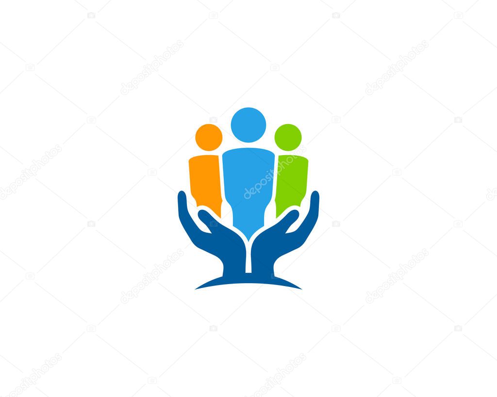 Group Care Logo icon Design