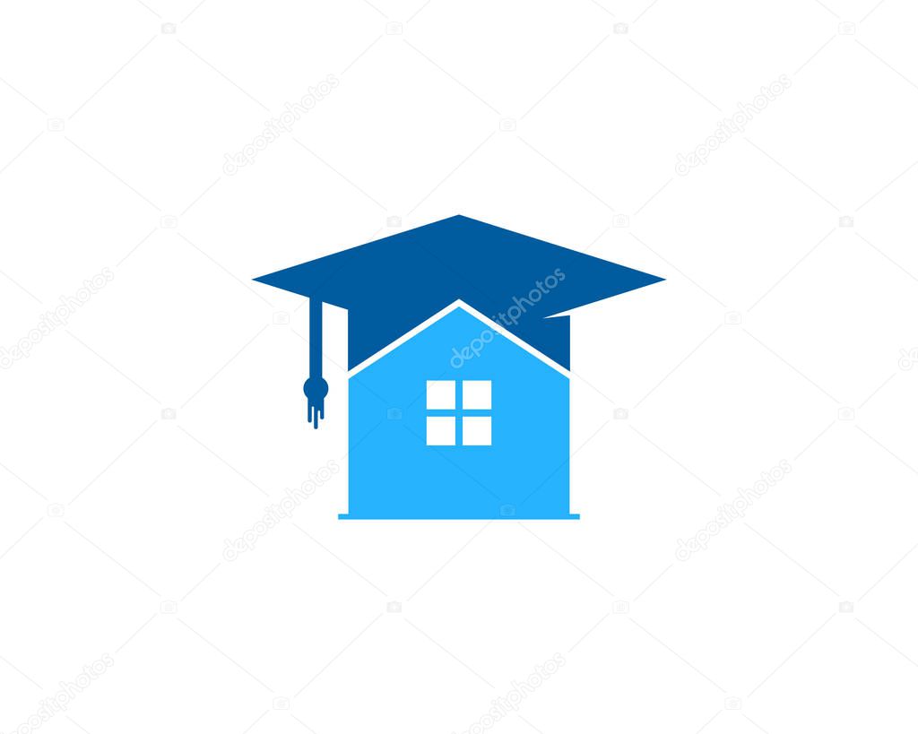 Home Education Logo Icon Design