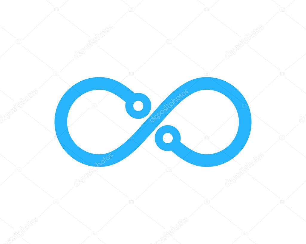 Digital Infinity Logo Icon Design