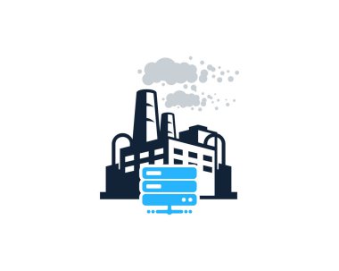 Sunucu fabrika Logo simge tasarım