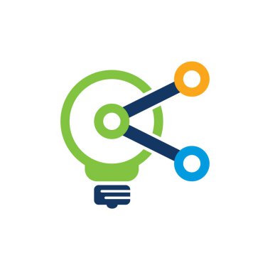 Paylaş fikir Logo simge tasarım