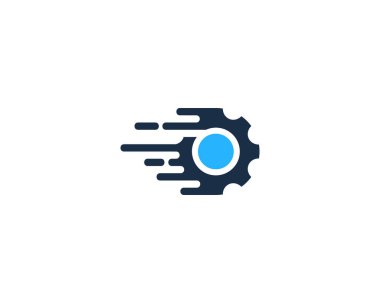 Hızlı vites Logo simge tasarım