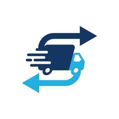 Teslimat Logo simgesi tasarım transfer