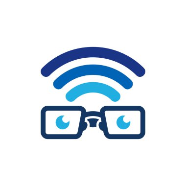 WiFi Geek Logo simge tasarım
