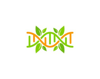 Yaprak Dna Logo simge tasarım