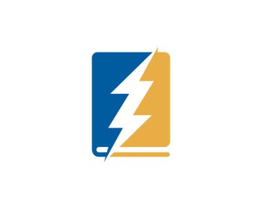 Güç kitap Logo simge tasarım