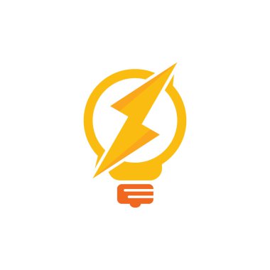 Enerji fikir Logo simge tasarım