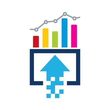 Analitik Logo simgesi tasarım upload