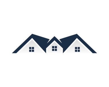 Dağ evi ev Logo simge tasarım