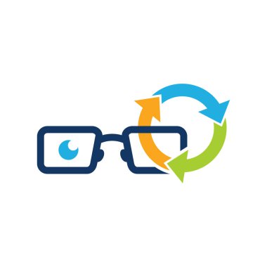 Geek Logo simgesi tasarım geri dönüşüm