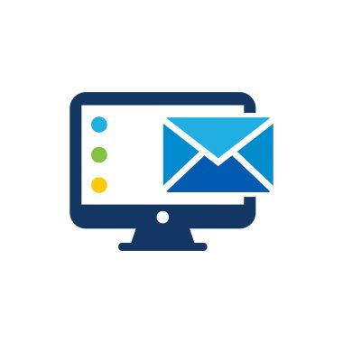 Posta bilgisayar Logo simge tasarım