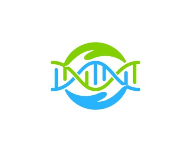 DNA Logo simgesi tasarım bakım