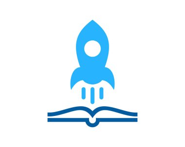 Sinek kitap Logo simge tasarım