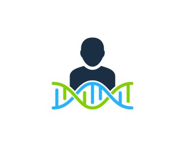 İnsanların Dna Logo simge tasarım