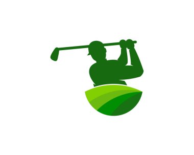 Alan Golf Logo simge tasarım